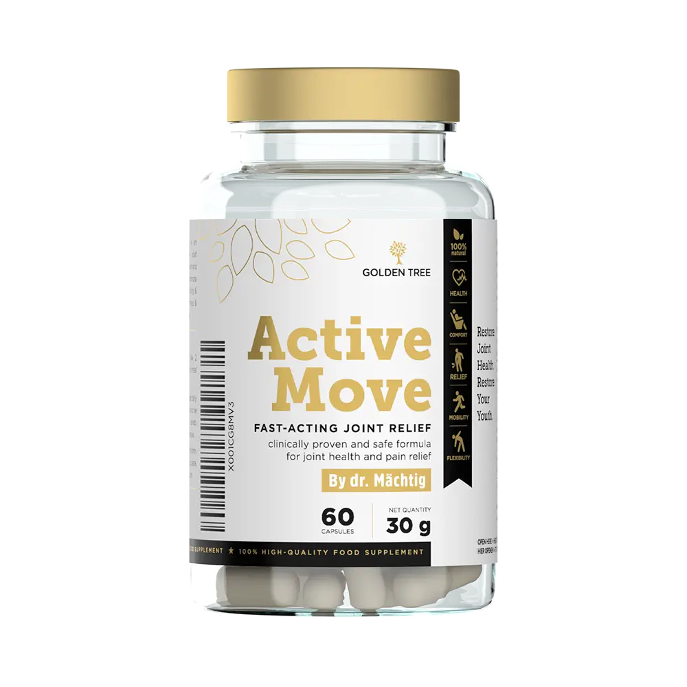 Active Move capsules – Golden Tree supplement voor gewrichtscomfort en mobiliteit